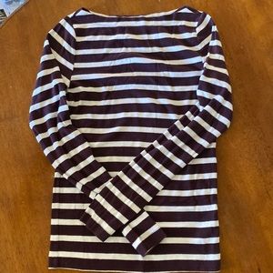 GAP BOATNECK STRIPED TOP